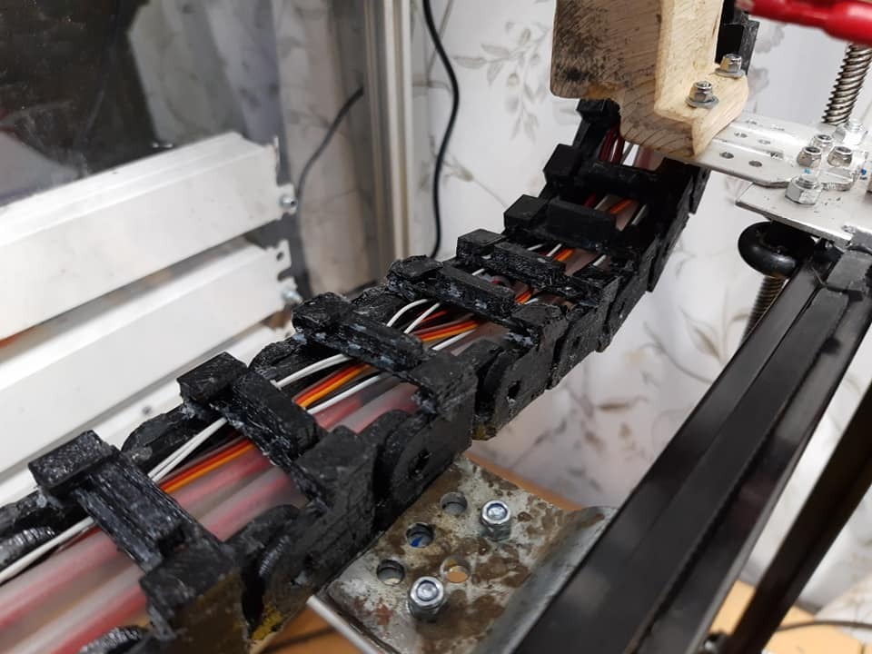 STL file Drag Chain Cable management system 25X8mm section inside・3D ...