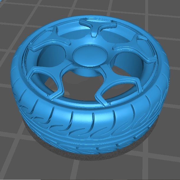 STL file Abarth OEM rims with Yokohama tires, scalable and printable 👽 ...
