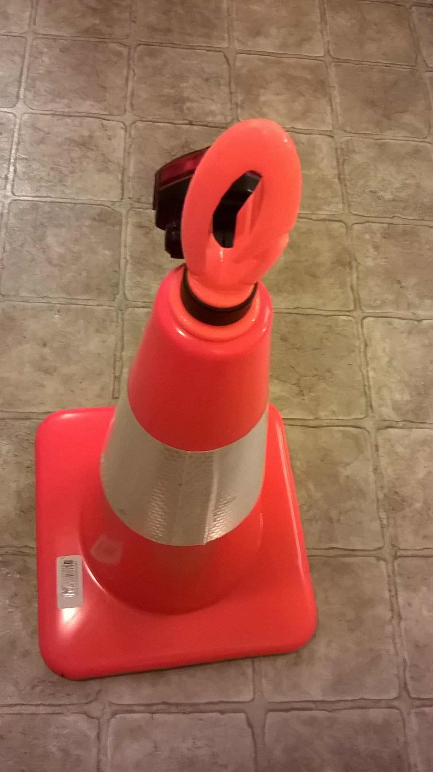 STL file Phelps3D Safety Cone Caution Tape Attachment 🦺・3D printing design to download・Cults
