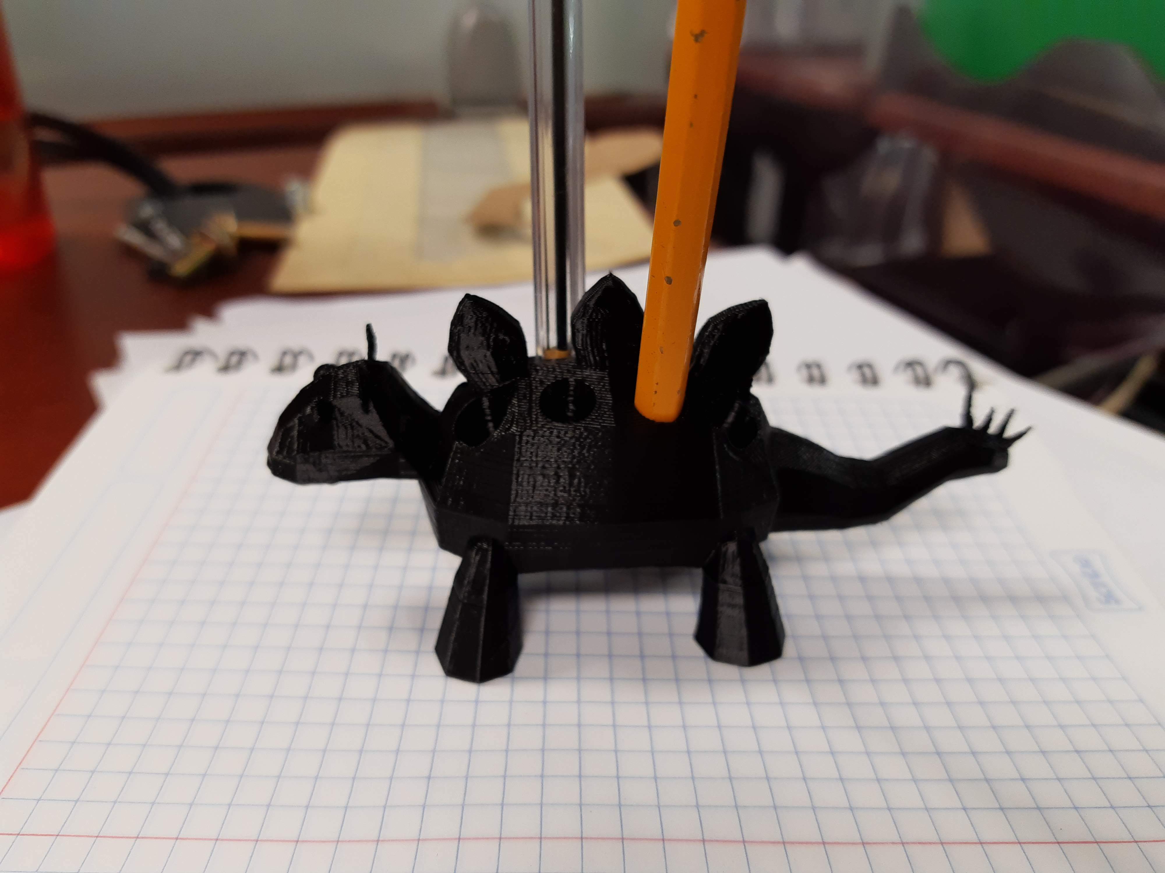 Free STL file Dino pen holder 🦖・3D printable design to download・Cults