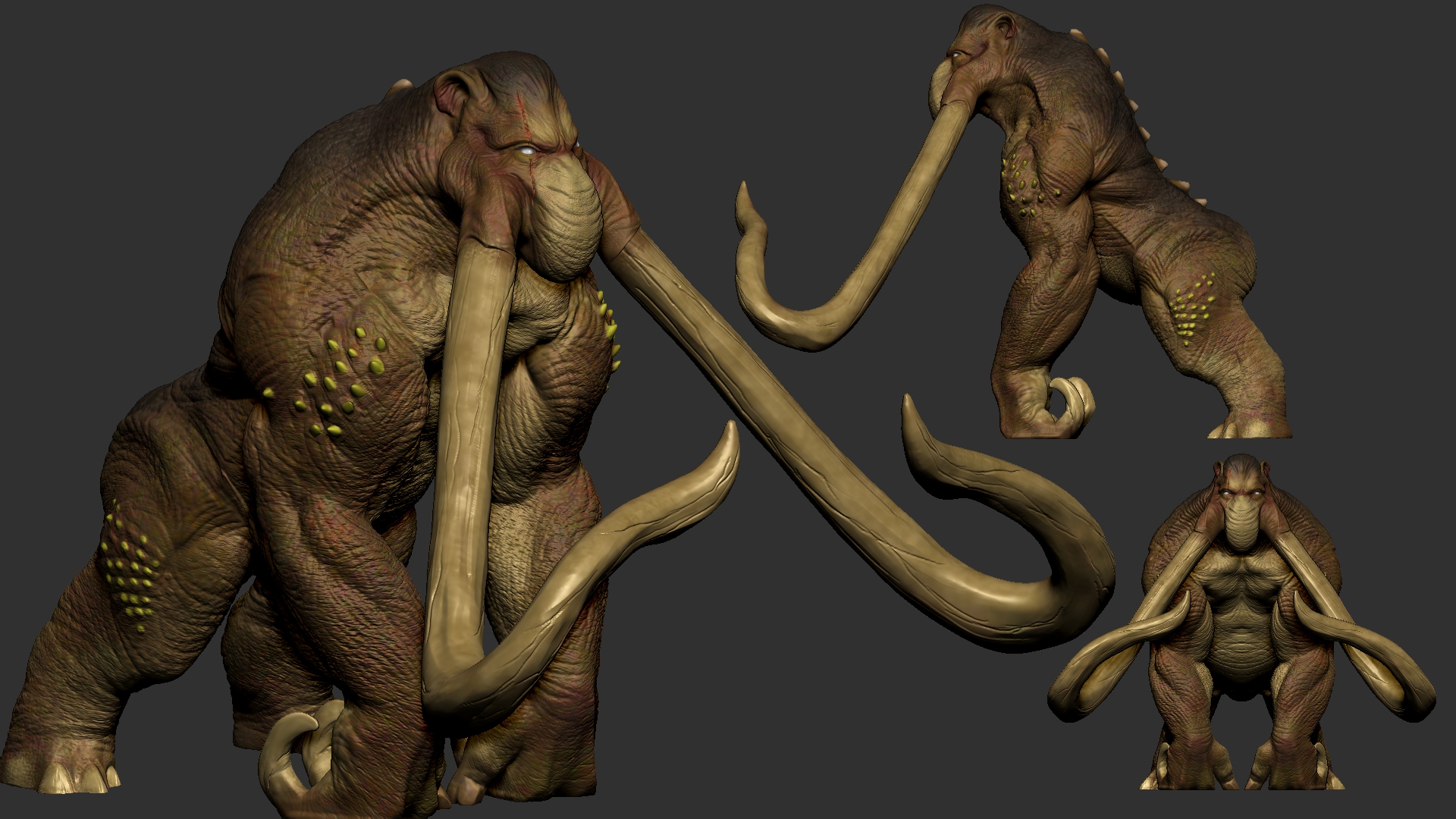 3D file behemoth・3D printing template to download・Cults