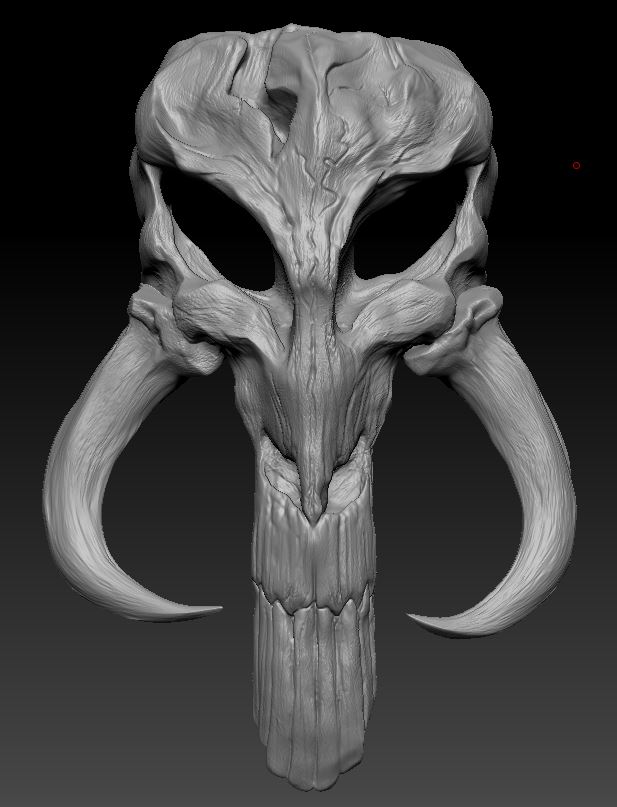 Fichier 3D Pendentif Crâne de Mythosaure - Symbole Mandalorien Prêt ...
