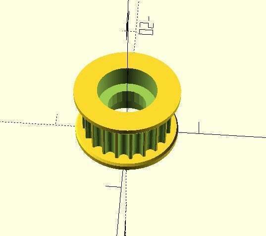 Free STL file Pulley (customizable, with lots of tooth profiles)・3D ...