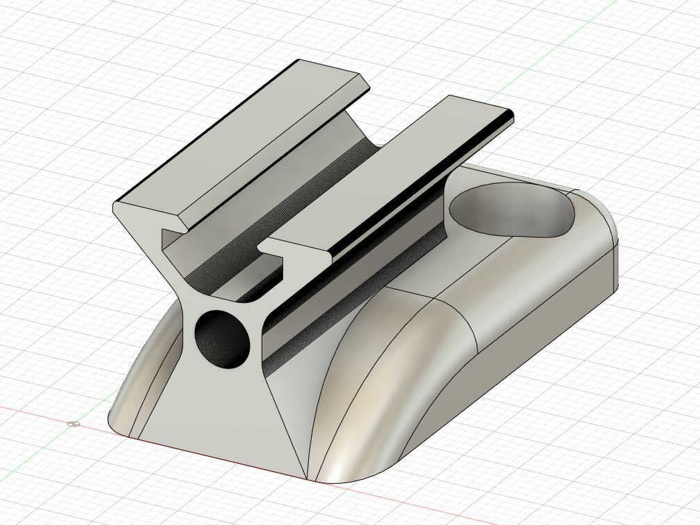 Free STL file profile 20x20 mount・3D print design to download・Cults