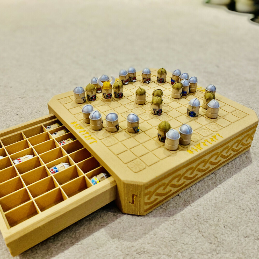 3D file Hnefatafl Board Game・Model to download and 3D print・Cults