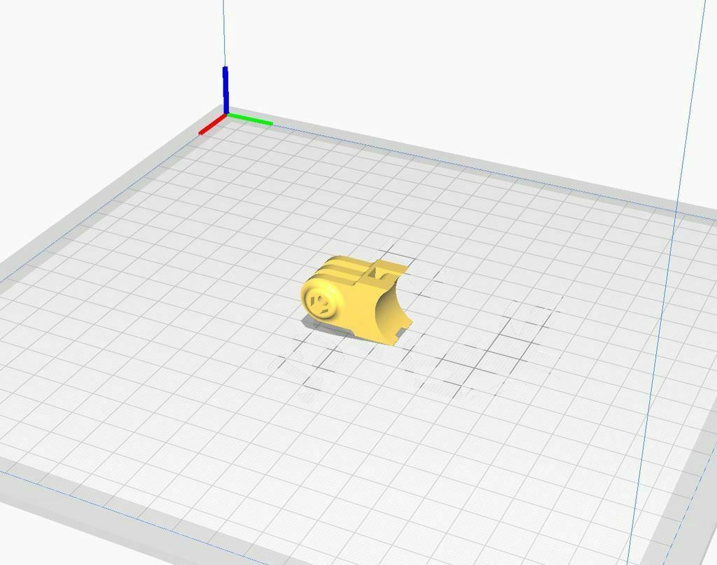 Free 3D file Motorcycle Mini Voltmeter Holder for 7/8"/22mm handlebar 🏍