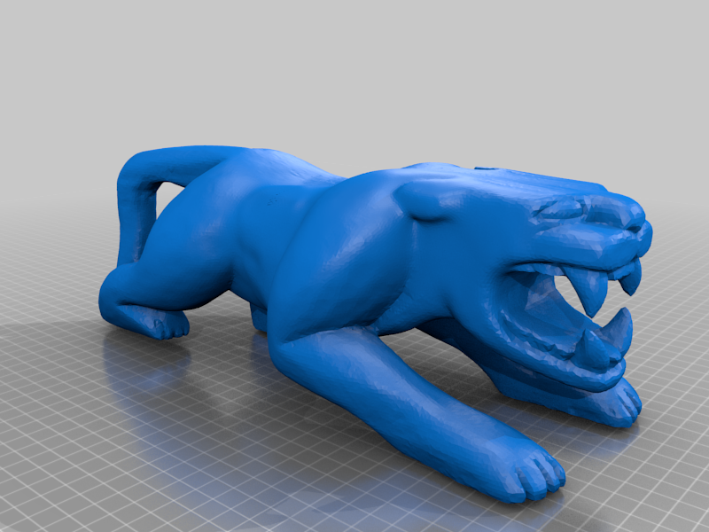 Free STL file REPAIRED JAGUAR W/ MESHMIXER・3D printable object to ...