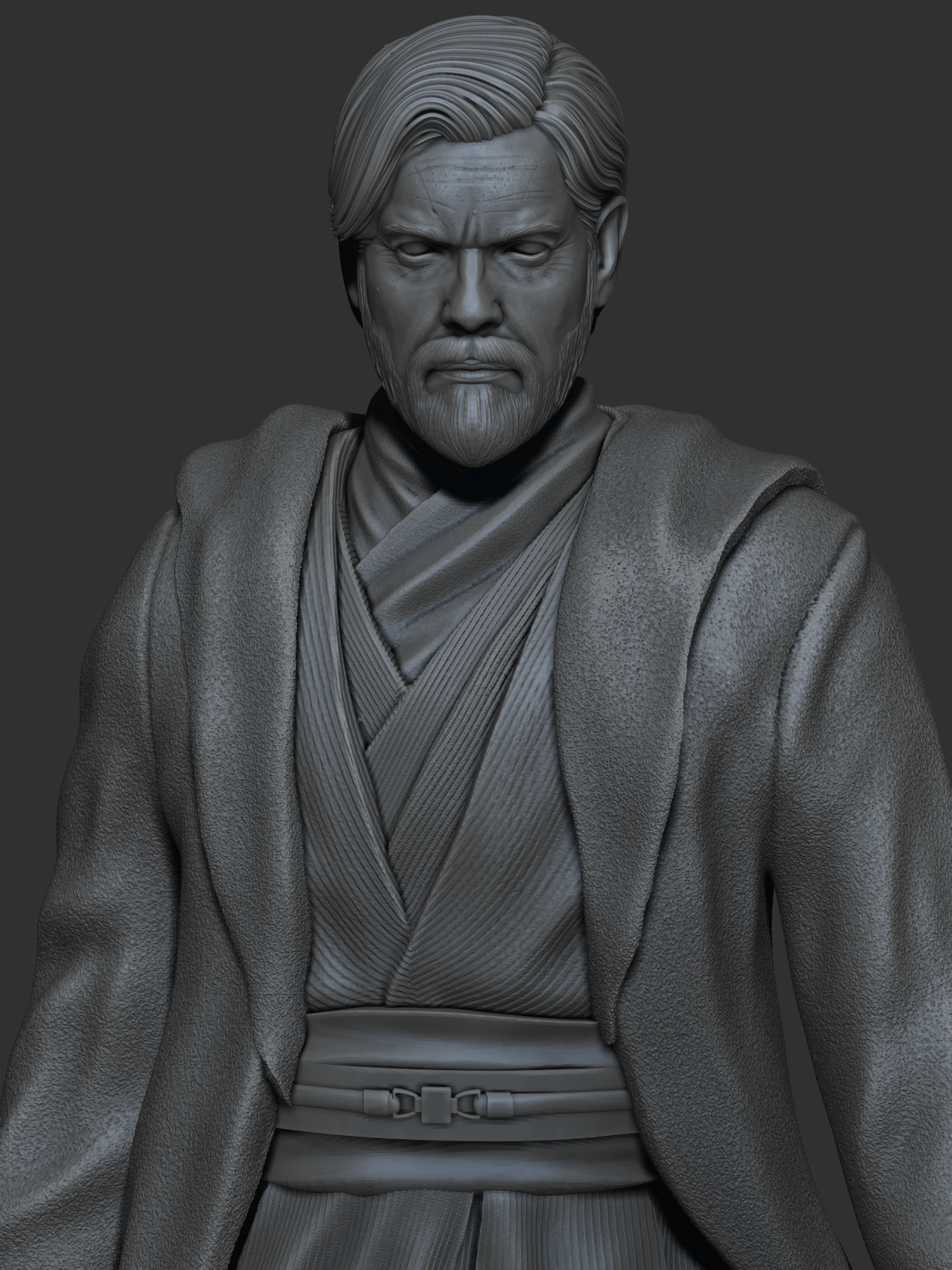 STL file Obi-Wan Kenobi 3D Print・Design to download and 3D print・Cults