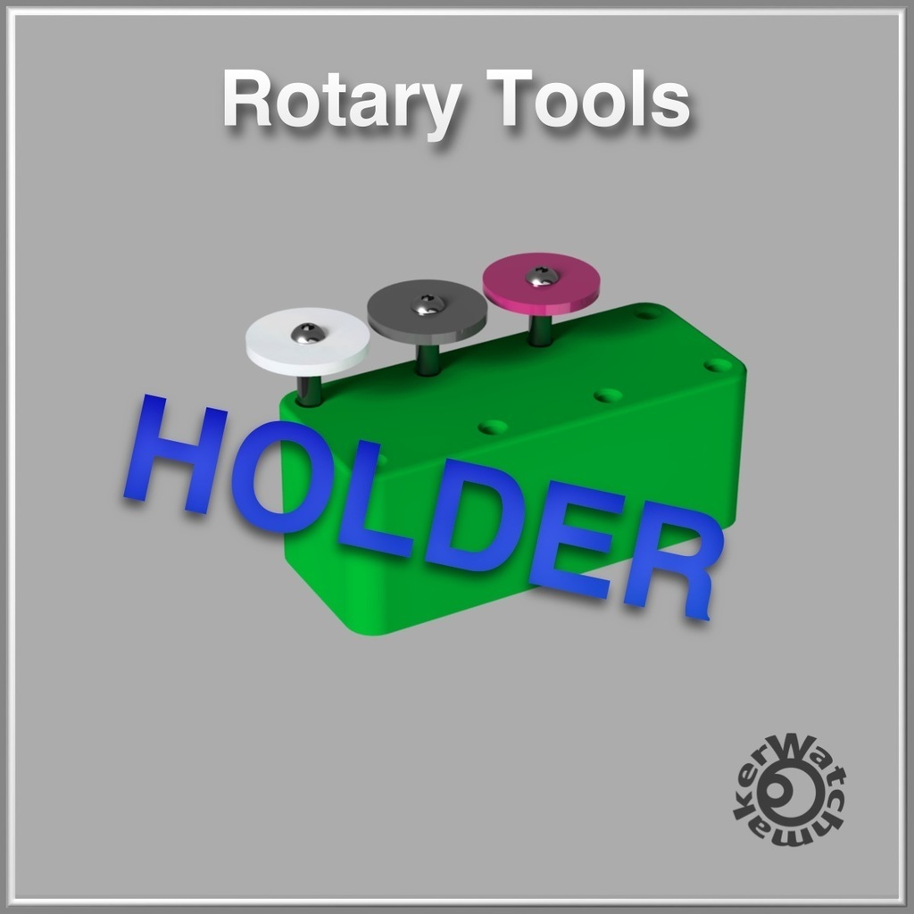 Free 3D file Rotary Tools Holder 🛠️・3D print model to download・Cults