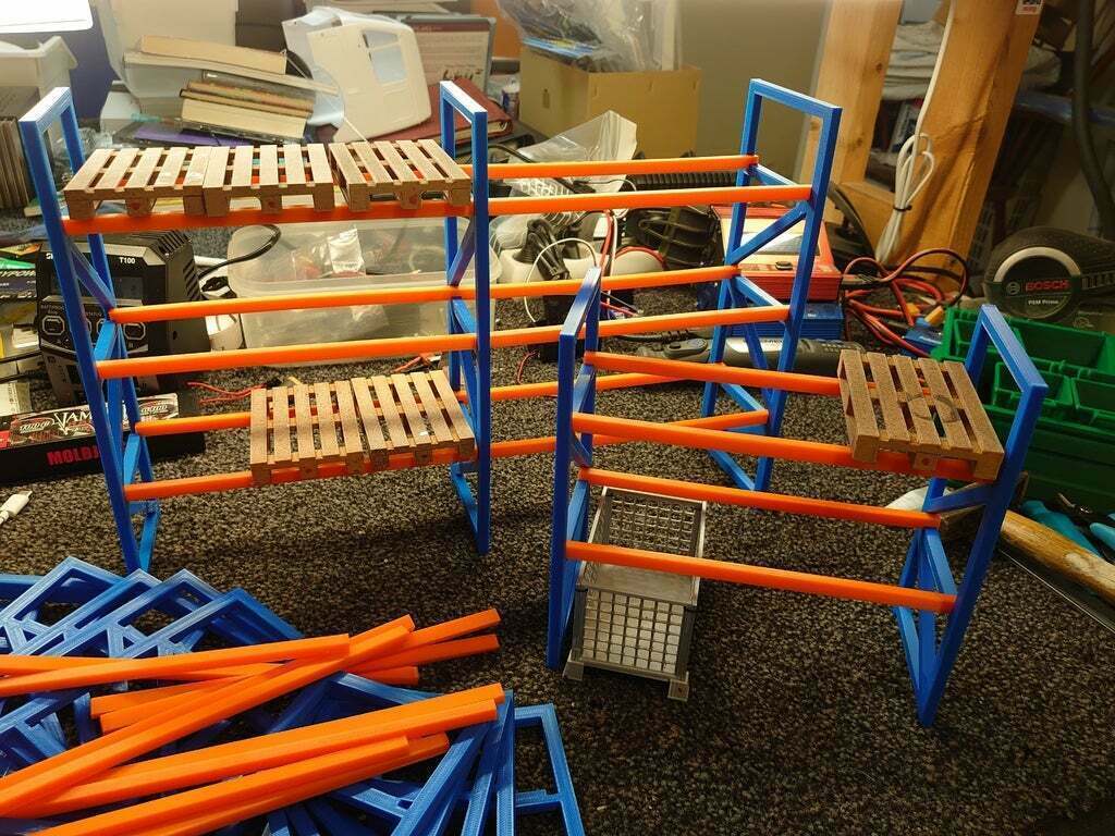 Free STL file scale pallet racking・Design to download and 3D print・Cults