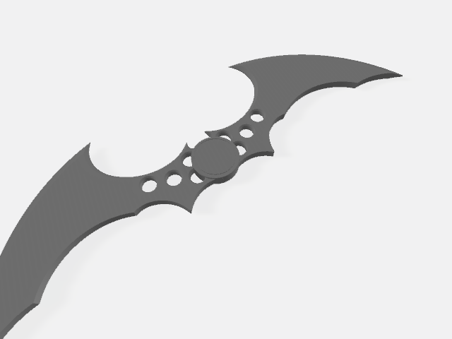 Free STL file Batarang・3D print model to download・Cults