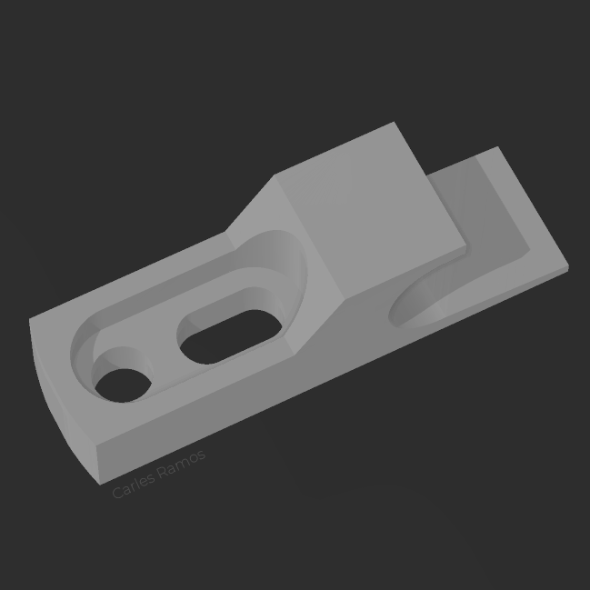 Free STL file Mini-Latch swing latch counterpart. Push to Open ...