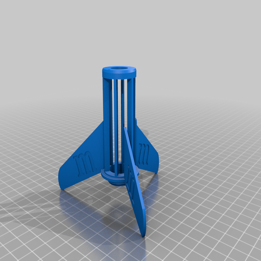 Free STL file Mini M&M Rocket for 18mm Motors・3D printable design to ...