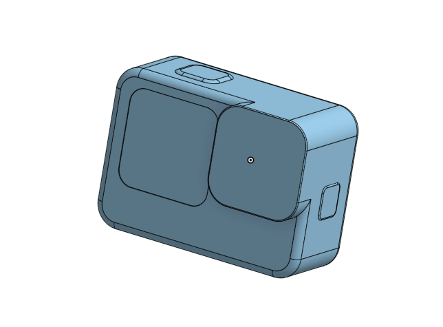 Free STL file Gopro 9 blank dummy・3D printer design to download・Cults