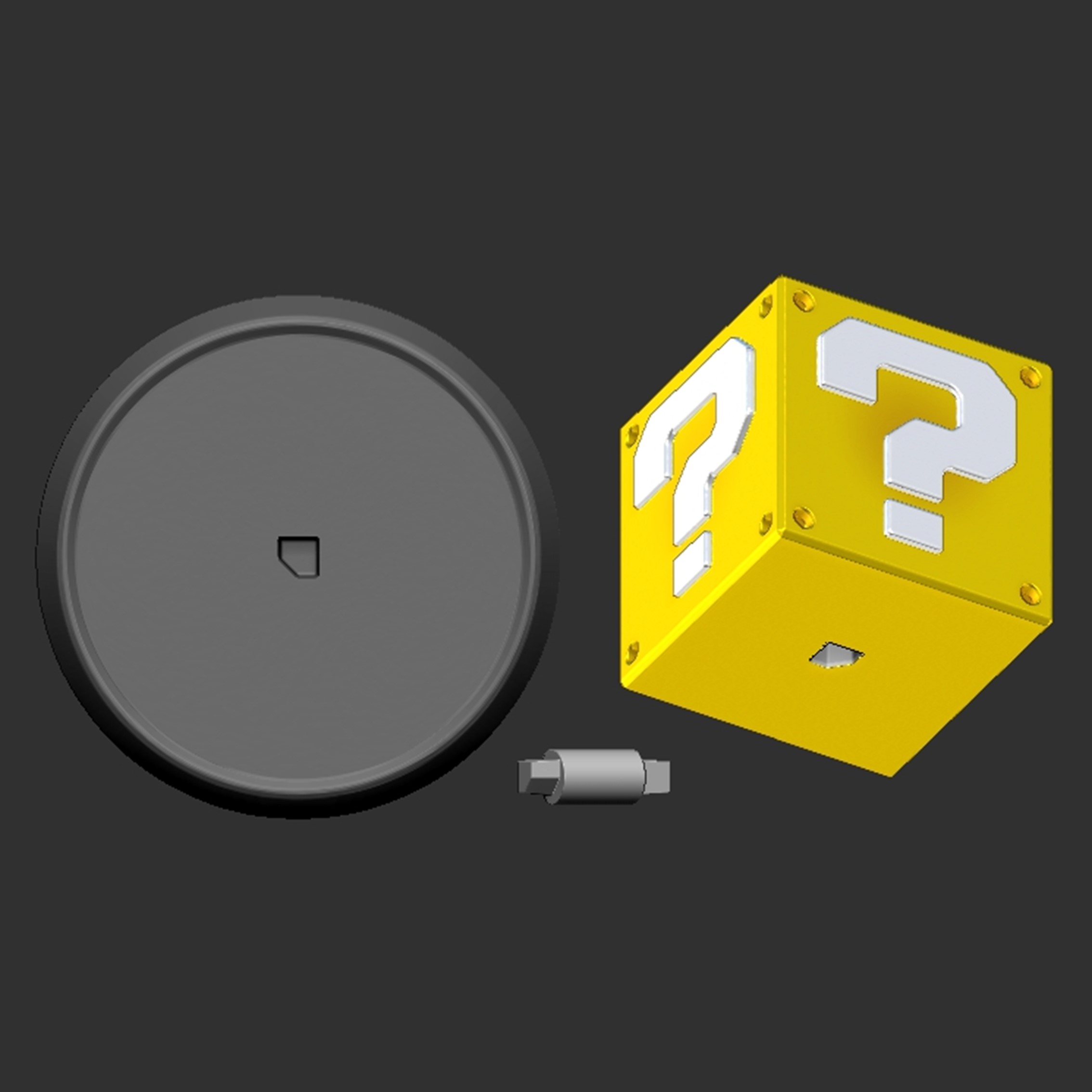 STL file Mario Question Block Based・Template to download and 3D print・Cults