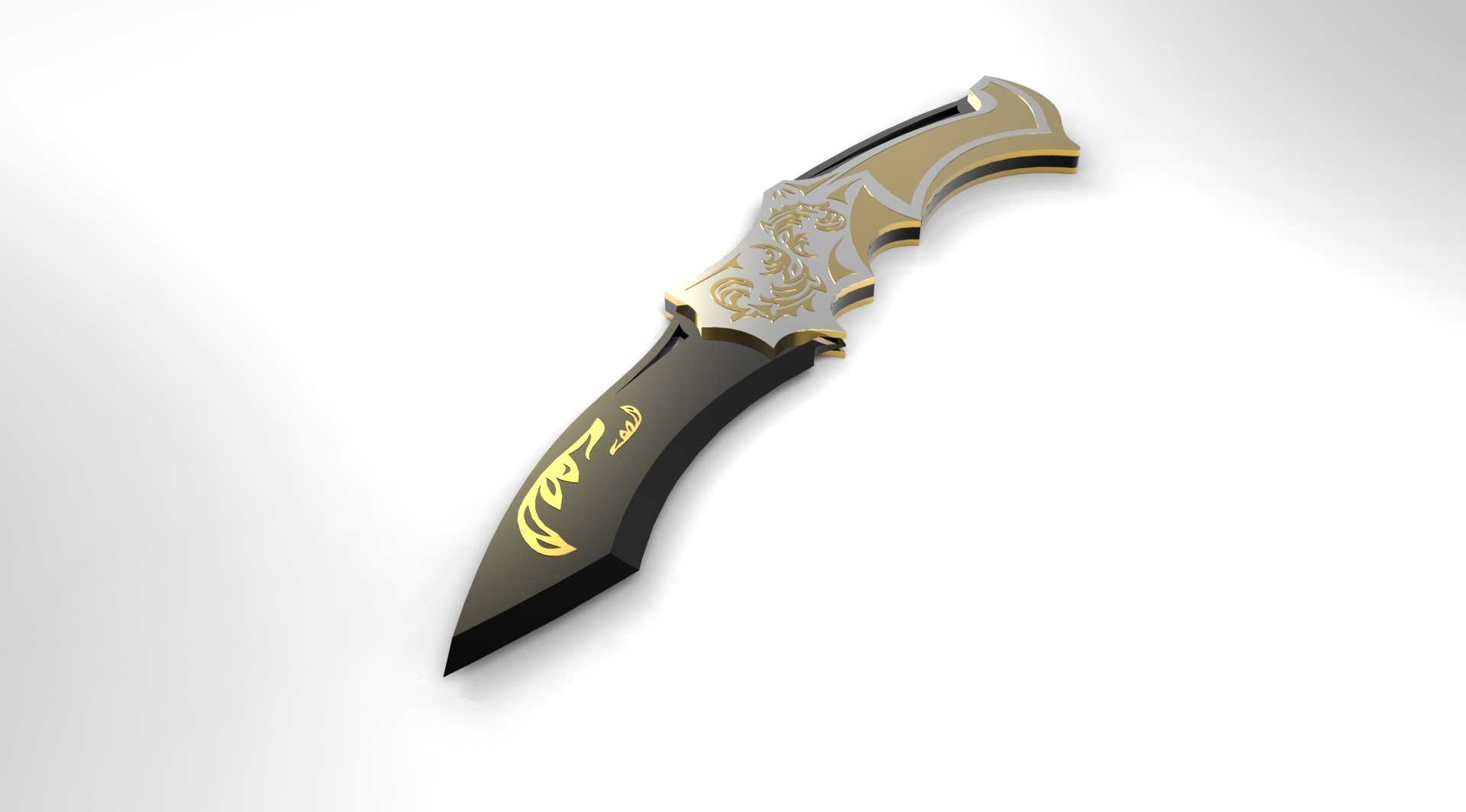 Free 3D File Cyberpunk Knife 3D Print Design To Download Cults