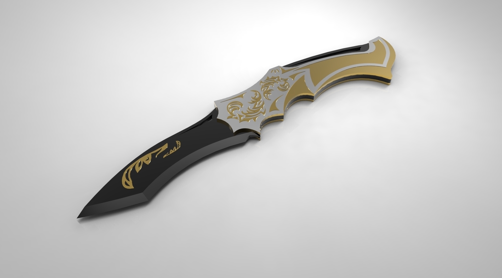 Free 3D file cyberpunk knife・3D print design to download・Cults