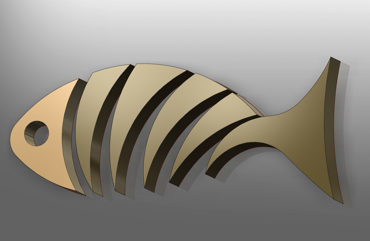 STL file wall fish decoration・Template to download and 3D print・Cults