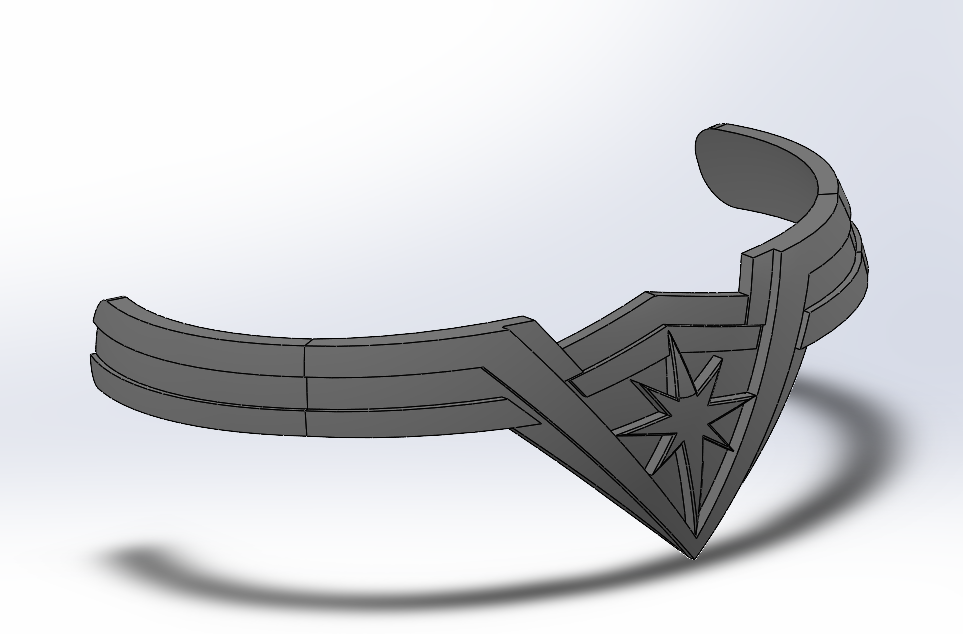 STL file WonderWoman headband・3D print design to download・Cults