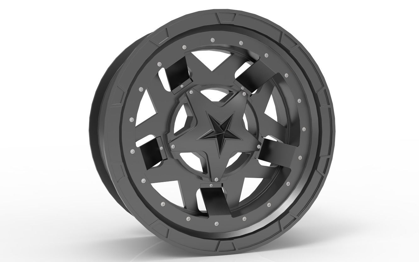 Archivo STL Rueda XD Series Rockstar RS3 🚗・Diseño imprimible en 3D para ...