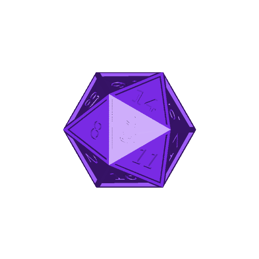 Free STL File DnD Dice Sword D20 Pommel solid 3D Printable Object To 