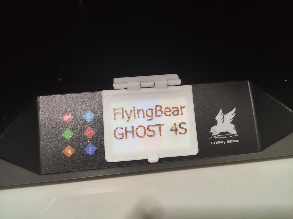 Free STL file Screen Cover for Flying Bear Ghost 4S 🐻・3D printable ...