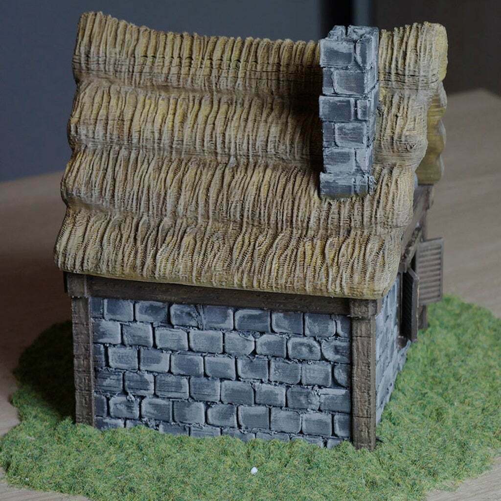 Free STL file Medieval country cottage 🛏️・3D print design to download・Cults