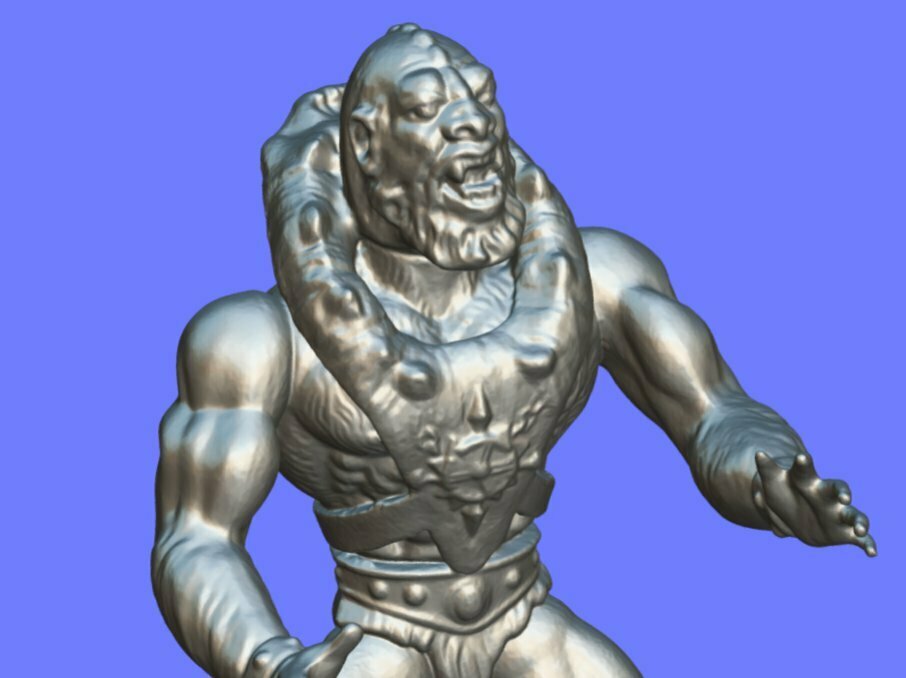 MOTU Beast Man N°3 – 1981 – Armure Jaune – Fabriqué En Malaisie – Très Bon état