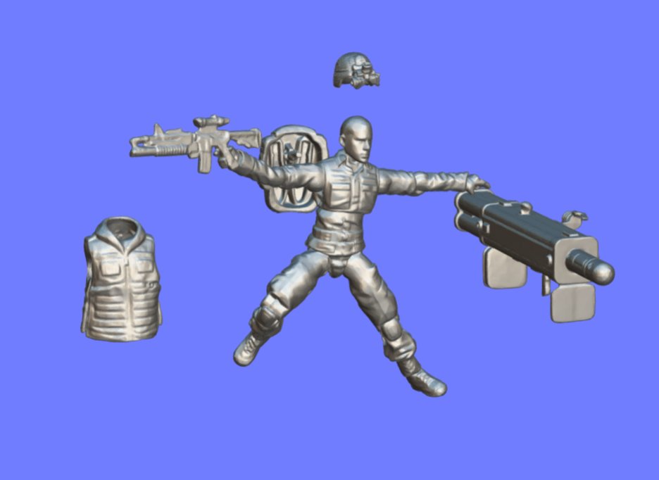 3D file 2009 GI-JOE - DUKE - 3D SCAN -・3D print design to download・Cults