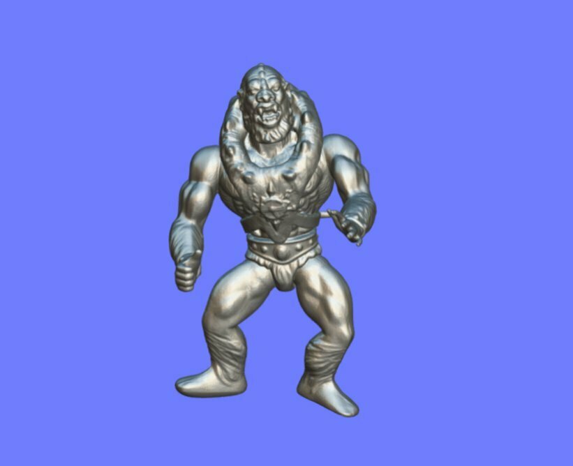 MOTU Beast Man N°3 – Malaisie 1981 – Armure Jaune – Complet
