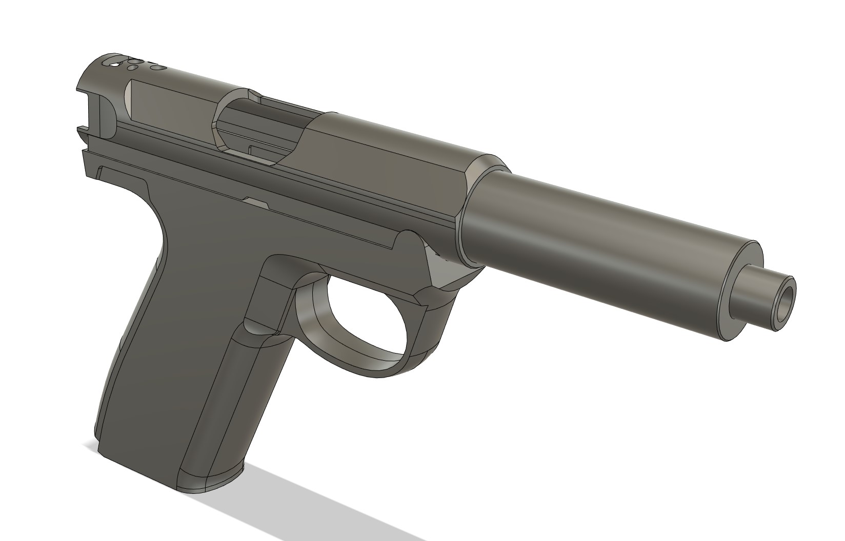 STL file AAP-01 Upper, Lower & Barrel・3D print object to download・Cults