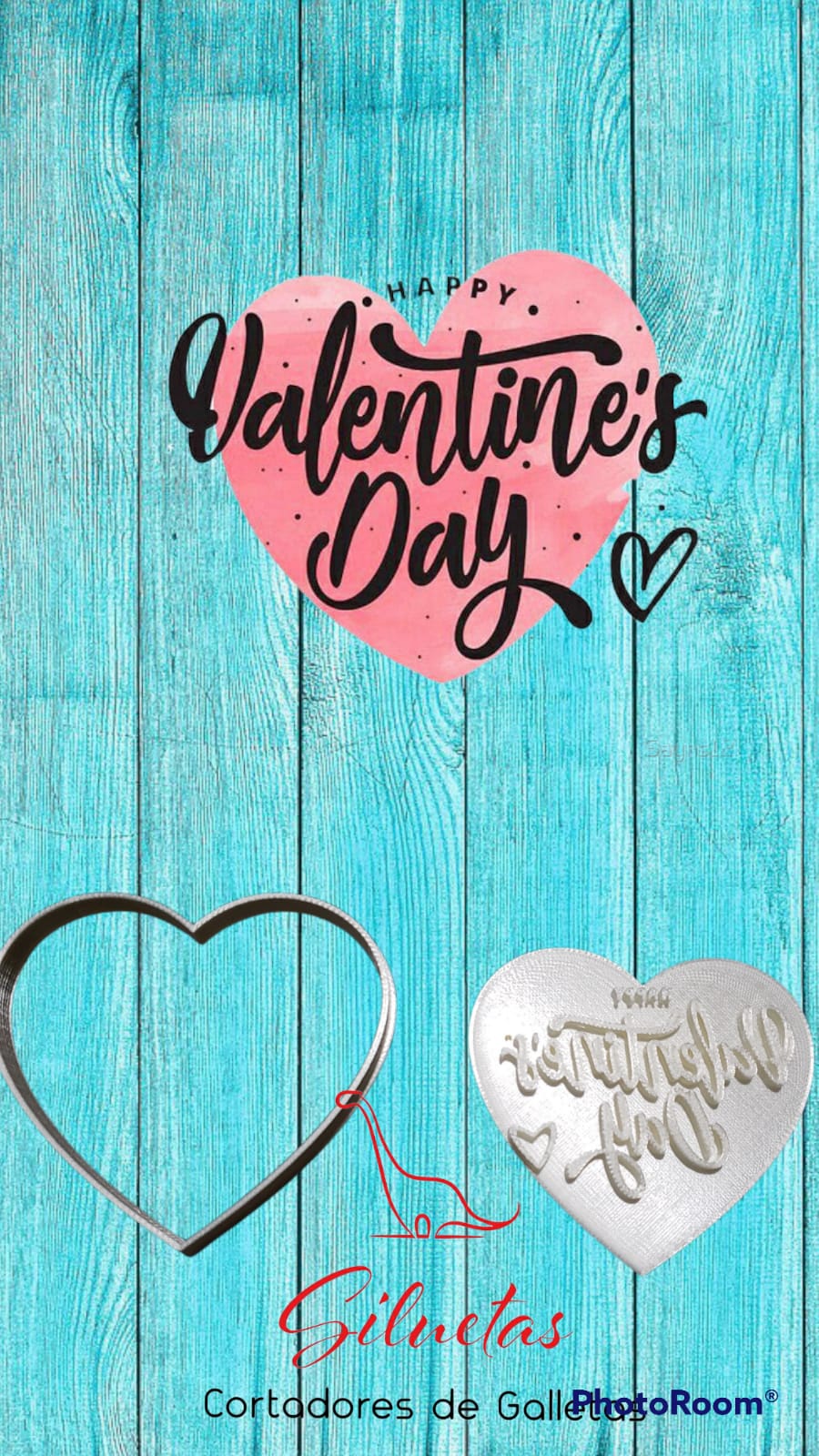 Valentine's Heart Cookie Stamp Cutter