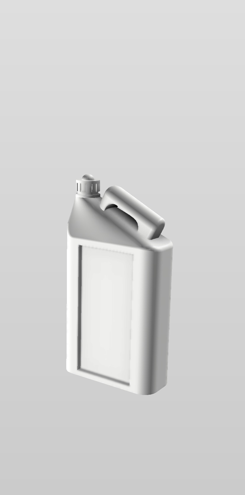 STL file 1:24 scale 5 quart plastic oil container・3D printable model to ...