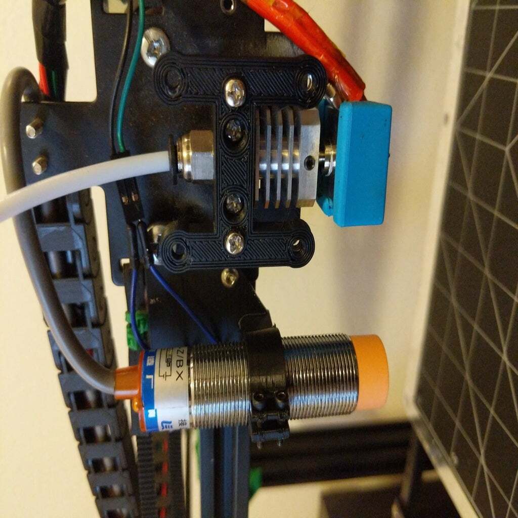 Free STL file Tronxy X5s Inductive Probe and X endstop mount for Fang