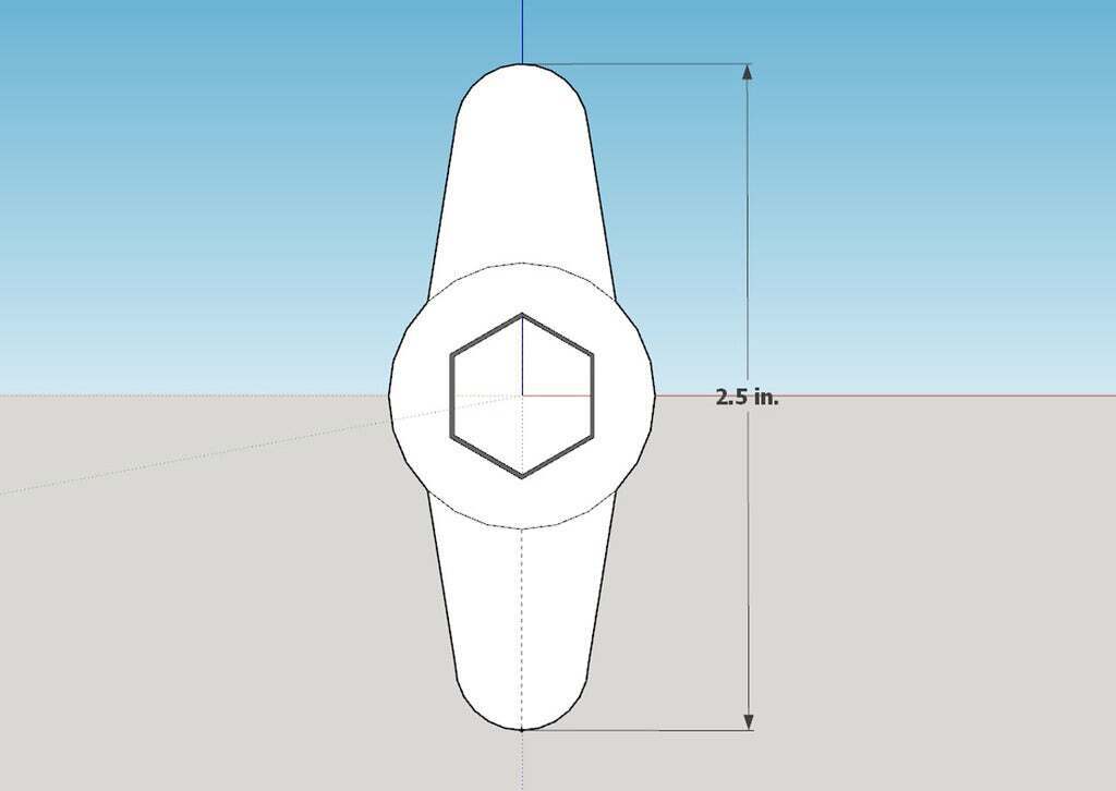 Free STL file T-handle knob for 5/16in bolt 🔩・Design to download and 3D ...