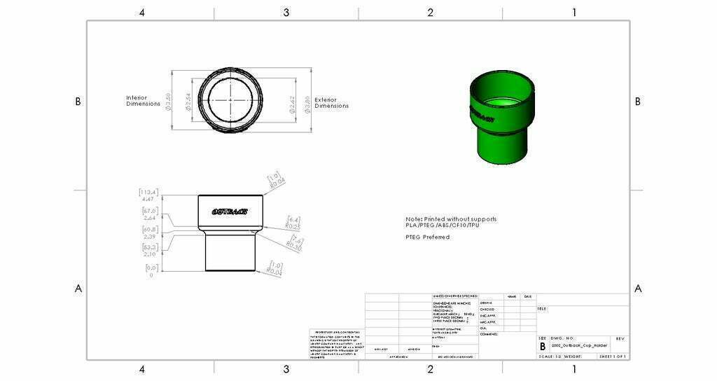 Free STL file Cup Holder Expander 👽・3D printing idea to download・Cults