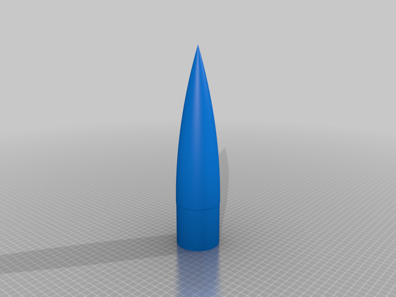 Free 3D file BT80 Tangent Ogive Model Rocket Nose Cone Factory 🚀・3D