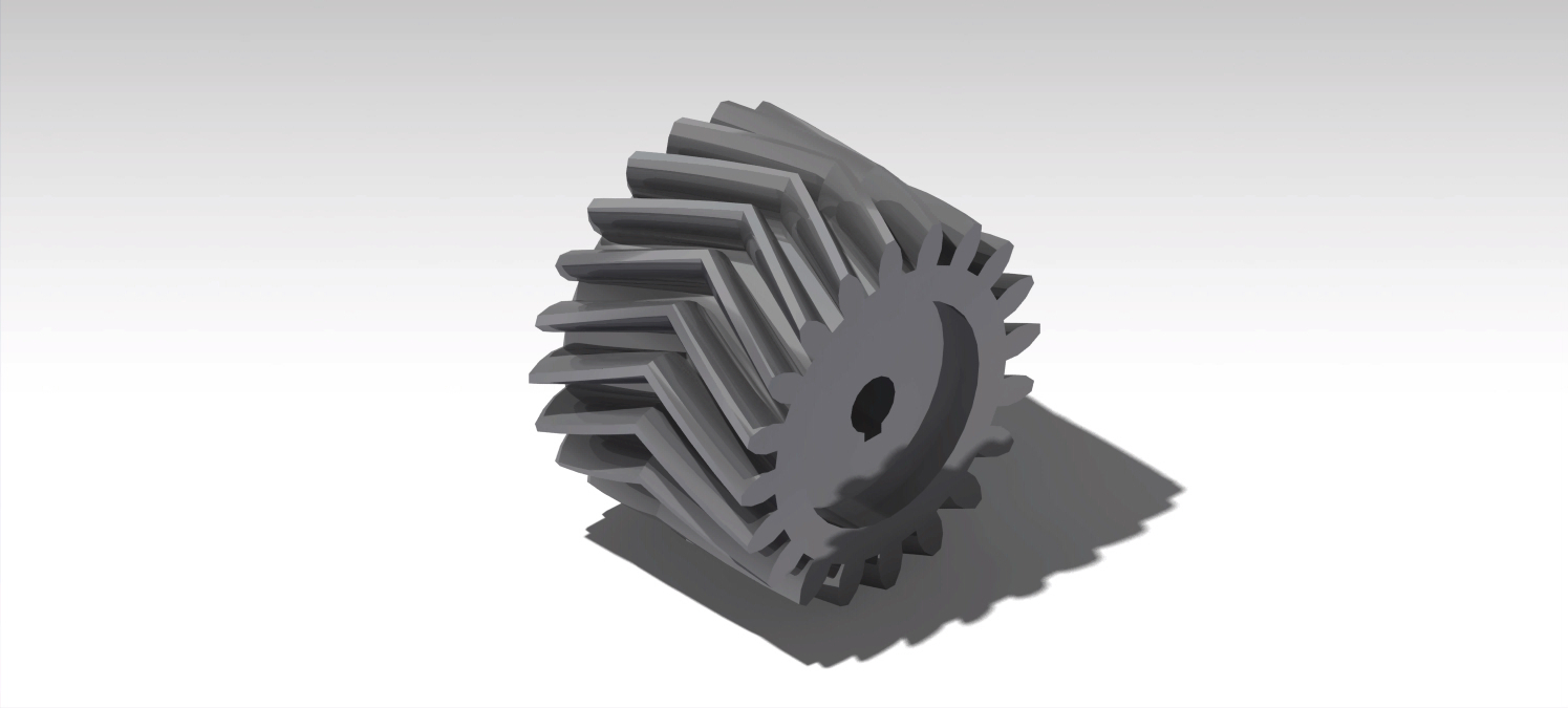 STL file Double Helical Gear ⚙️・3D print model to download・Cults