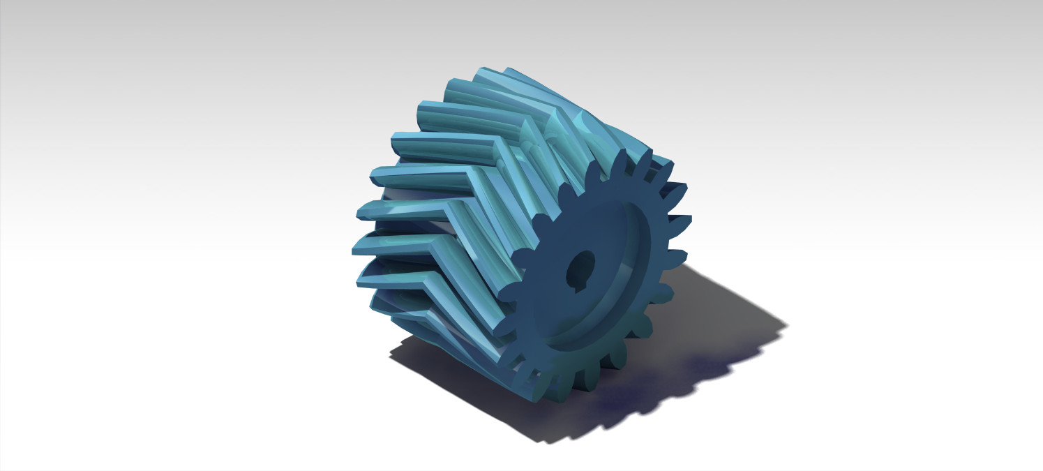 STL file Double Helical Gear ⚙️・3D print model to download・Cults