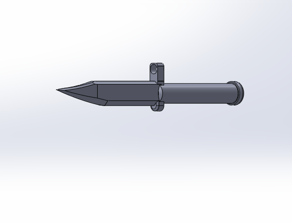STL file bayonet・3D printable model to download・Cults