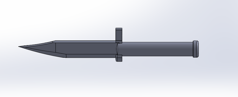STL file bayonet・3D printable model to download・Cults