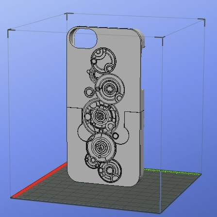 Free 3D file iPhone 5 Case in two parts - Doctor Who Gallifreyan ...