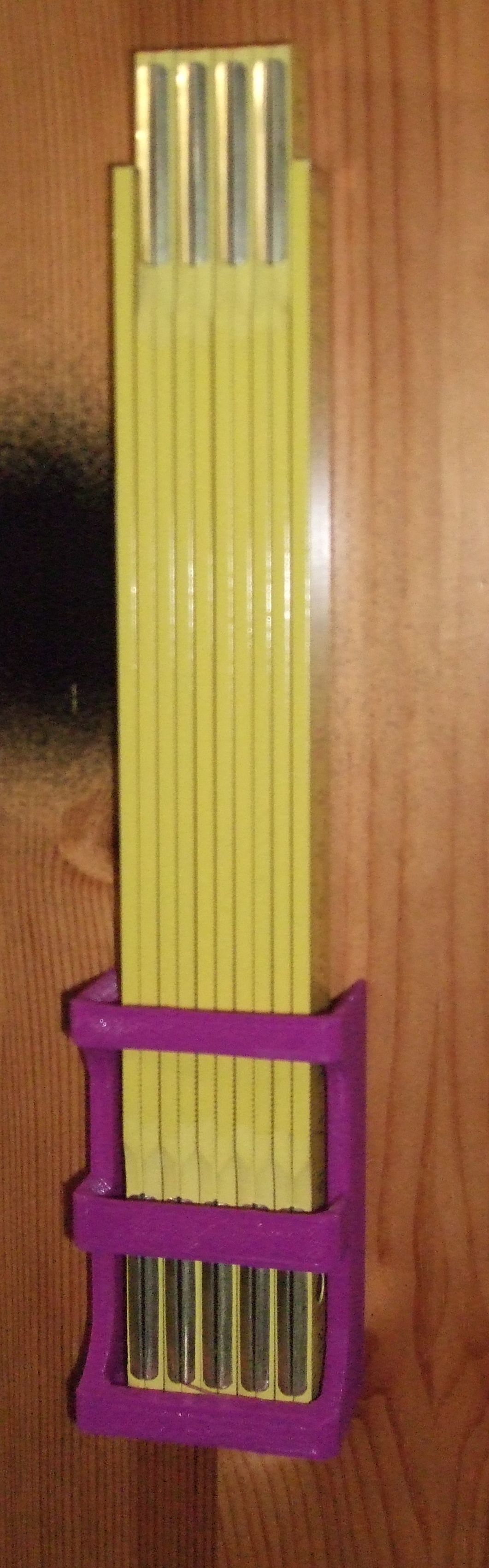 Free STL file metre rule holder Meterstabhalter・3D print object to