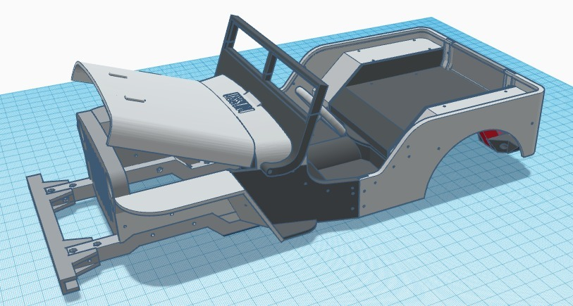 Free 3D file Ossum Jeep Hotrod Conversion Kit 🚁・3D printing model to ...