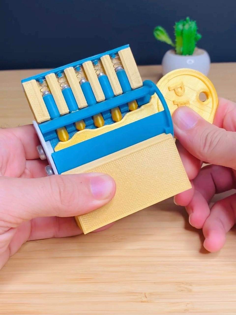 3D printer Educational key lock mechanism • made with Ender・Cults