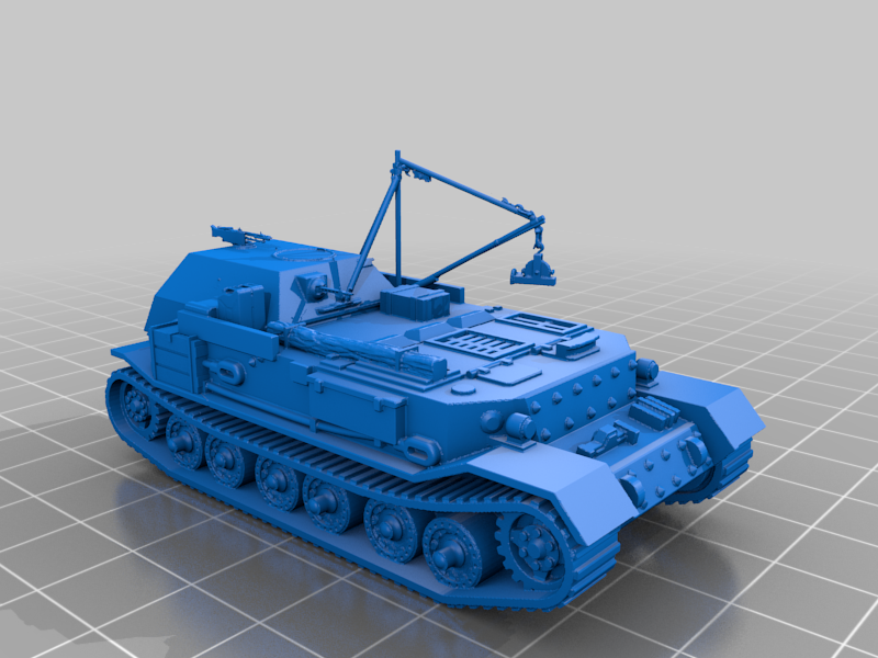 Free 3D file BERGTIGER VI (P)・3D printer model to download・Cults