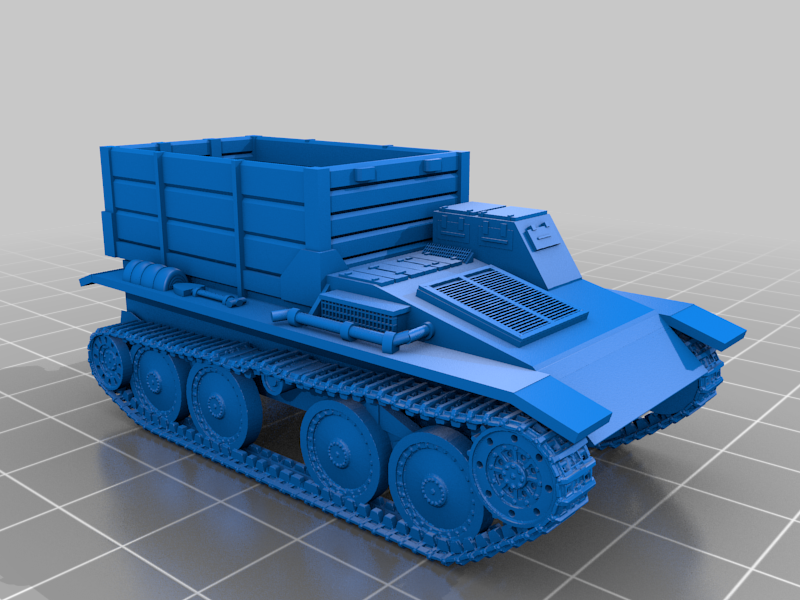 38d Model Бесплатный 3D файл VERSORGUNSSCHLEPPER ARDELT 38D (Paper pazer)・3D ...
