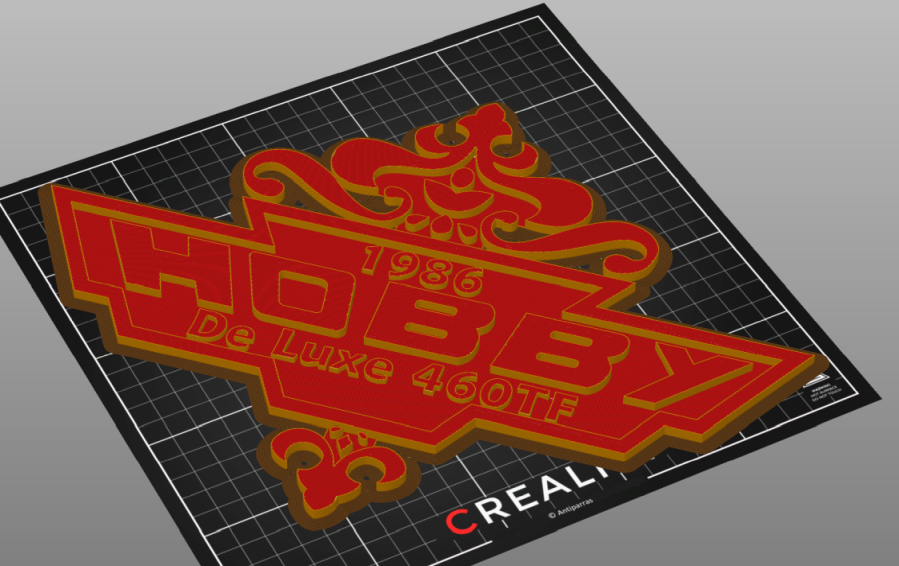 Free 3D file Hobby caravan old logo・3D print model to download・Cults