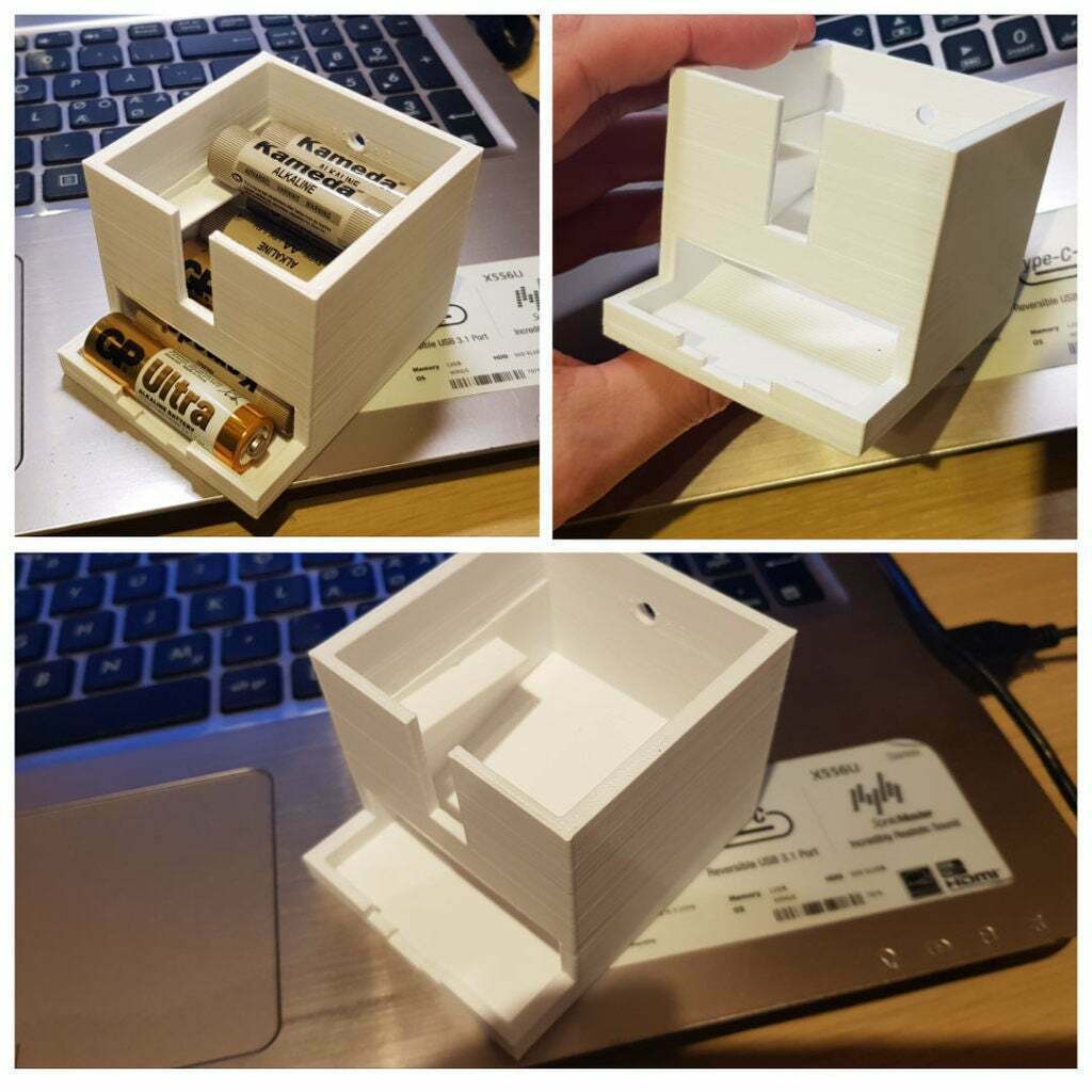 Free STL file AA Battery dispenser・3D printing design to download・Cults