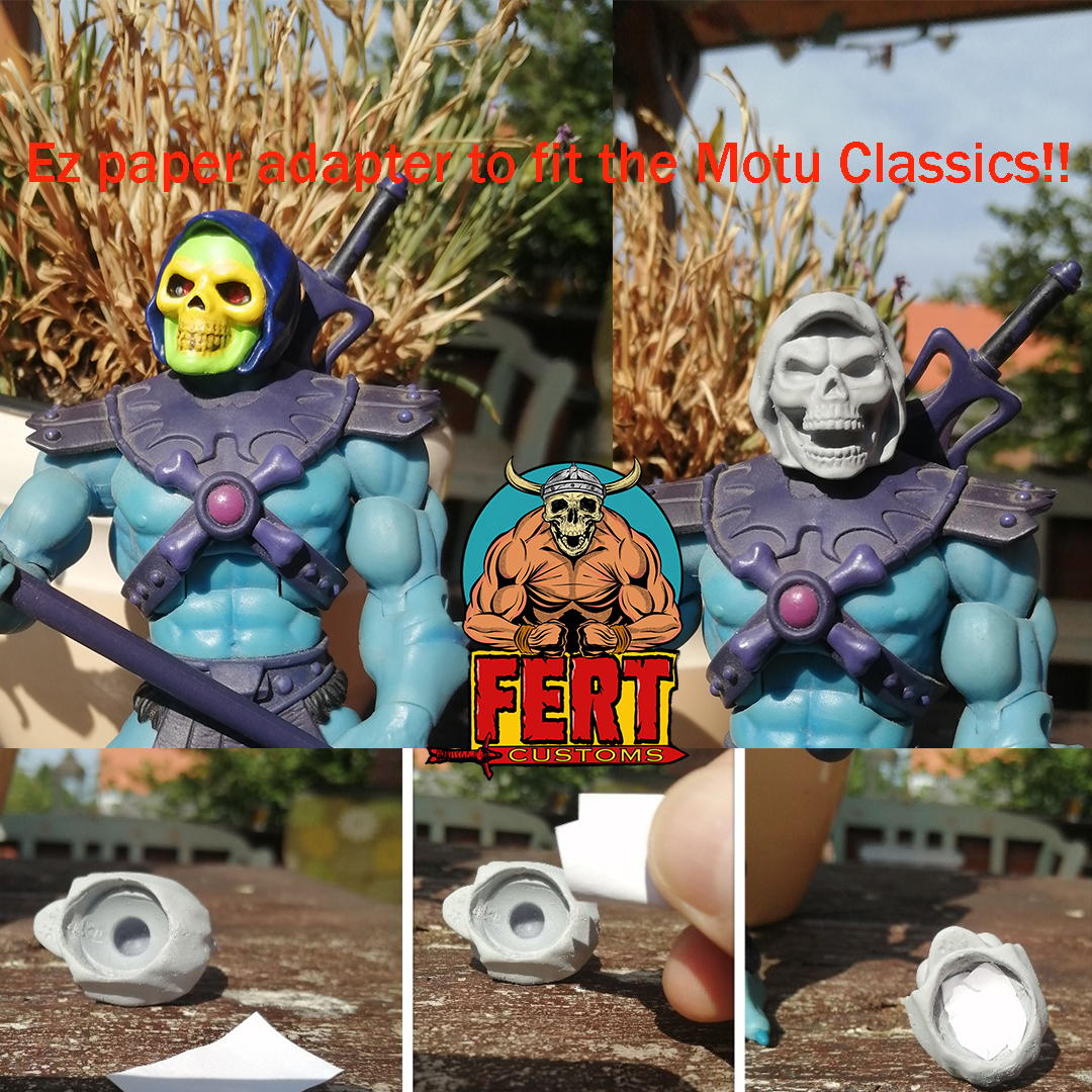 Archivo 3D Skeletor Custom Head 2-Pack Origins Classics・Diseño de ...
